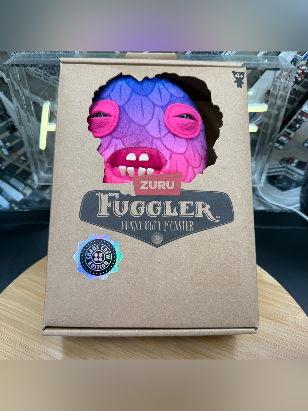 ZURU Fuggler Funny Ugly Monsters Chaos Crew 9" Plush Stuffed Animal (Cod Father)